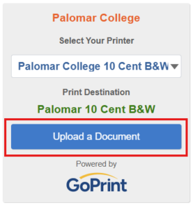 Click On Upload Your Document