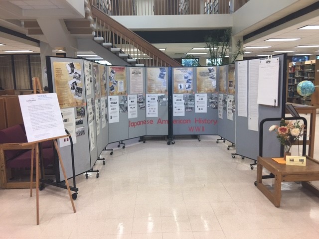 Visit the 75th Anniversary of the Japanese American Internment Display in the Library