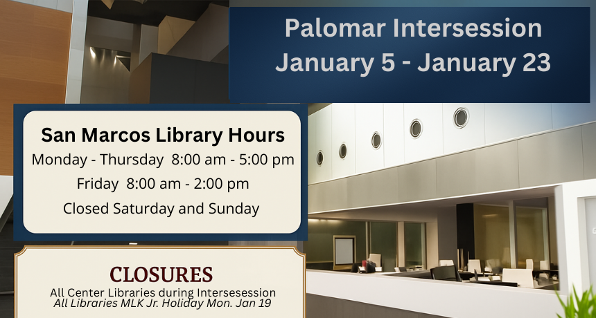 Library Hours Intersession 2026