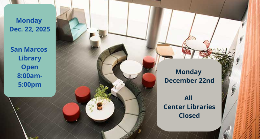 SM Library Hours Dec 22, 2025