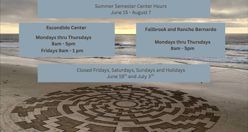 Center Summer Semester Hours 2026