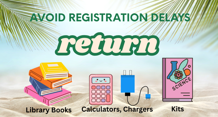 Return all library materials.