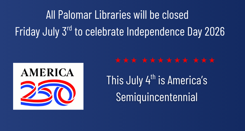 Libraries Closed July 3rd 2026