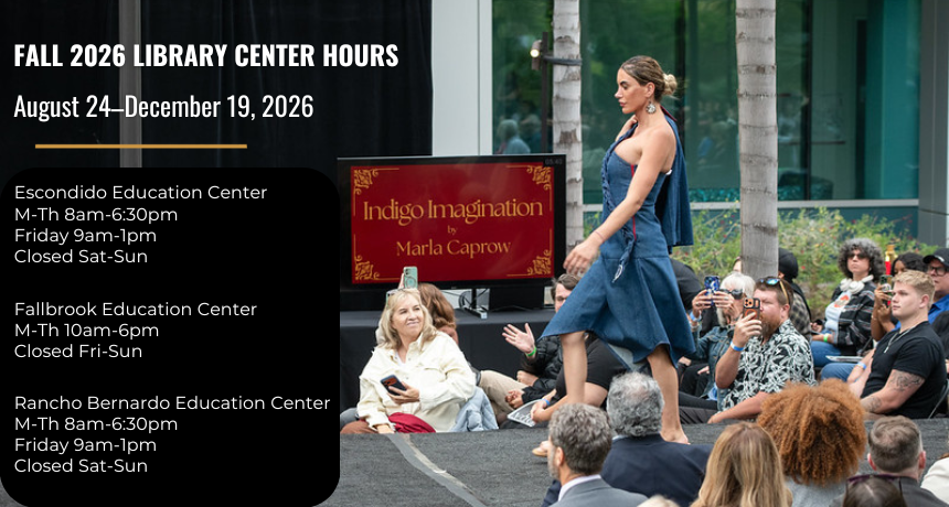 Center Libraries Fall 2026 Hours