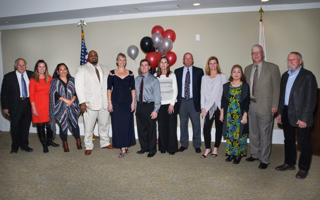 Group of 2017 Athletics hall of fame attendees