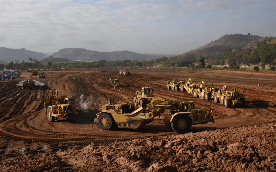 Looking north: Palomar’s Fallbrook site under way