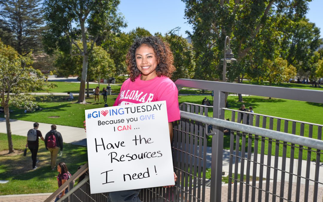 Giving Tuesday at Palomar College Will Raise Two for One This Year