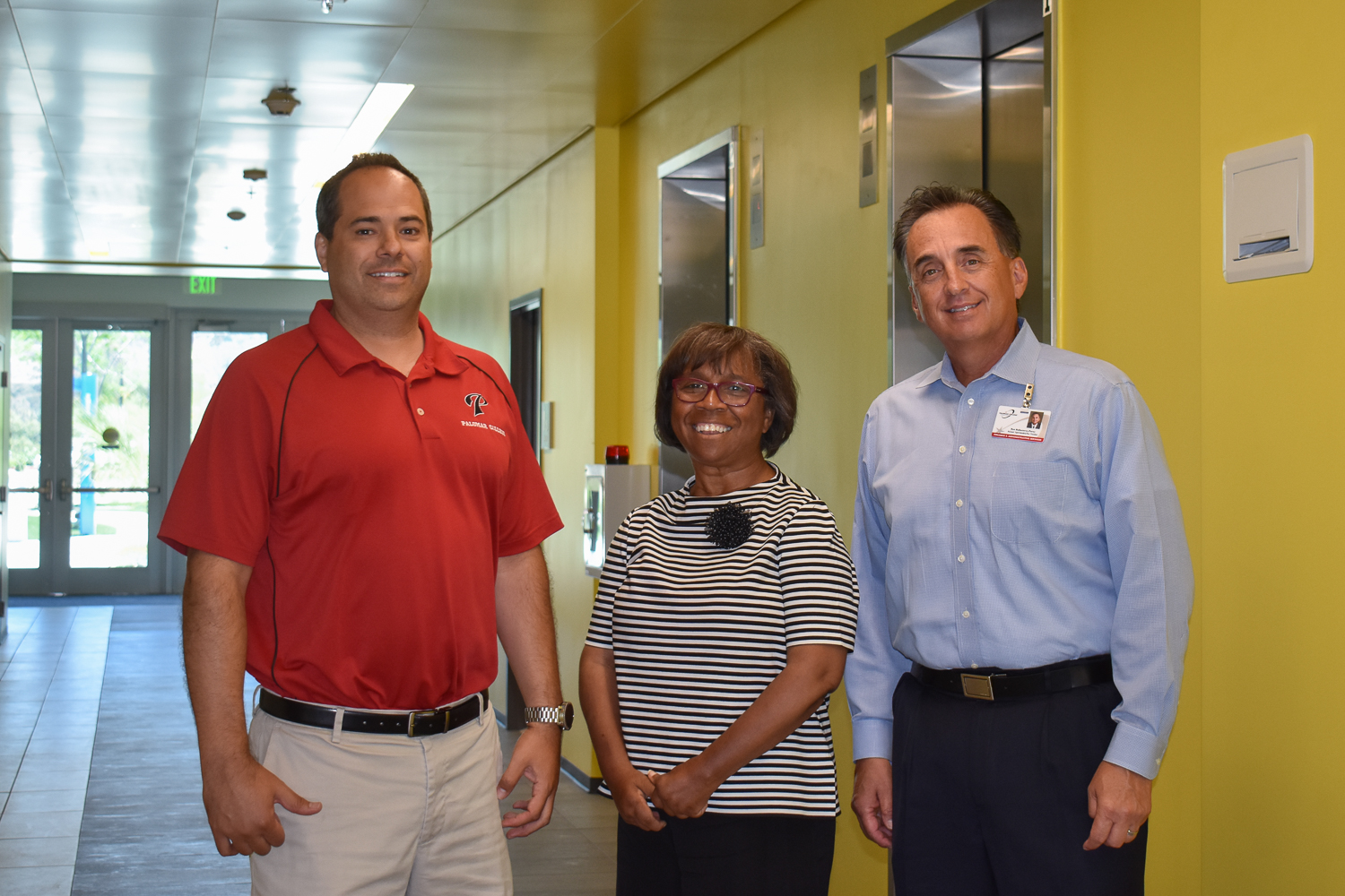 Fallbrook leadership inside one of the Fallbrook Campus buildings