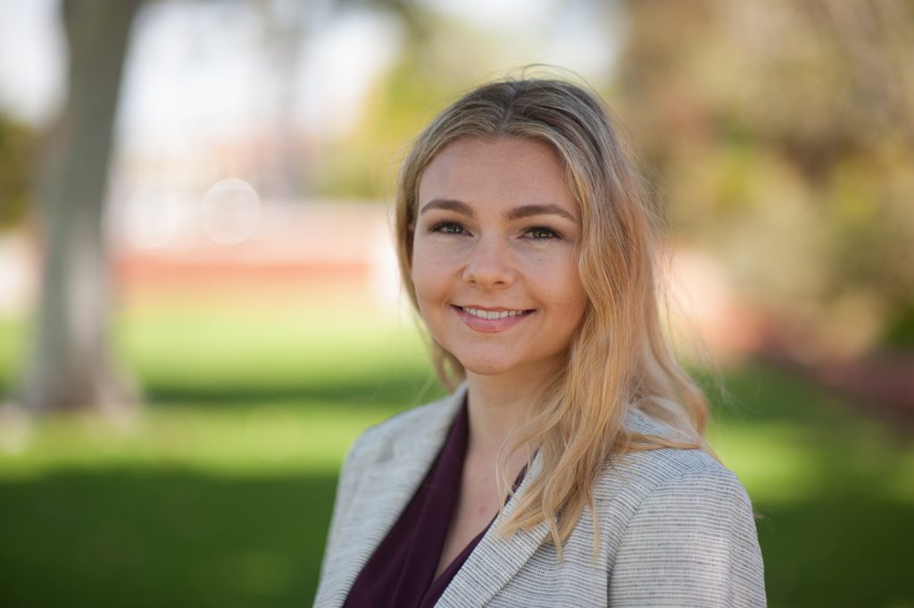 Associated Student Government (ASG) President Amber Bancroft