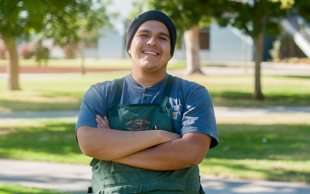 Woodworking student hand-crafting a career in North County