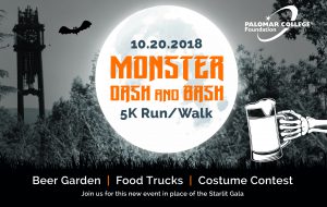 Monster Dash & Bash event flyer