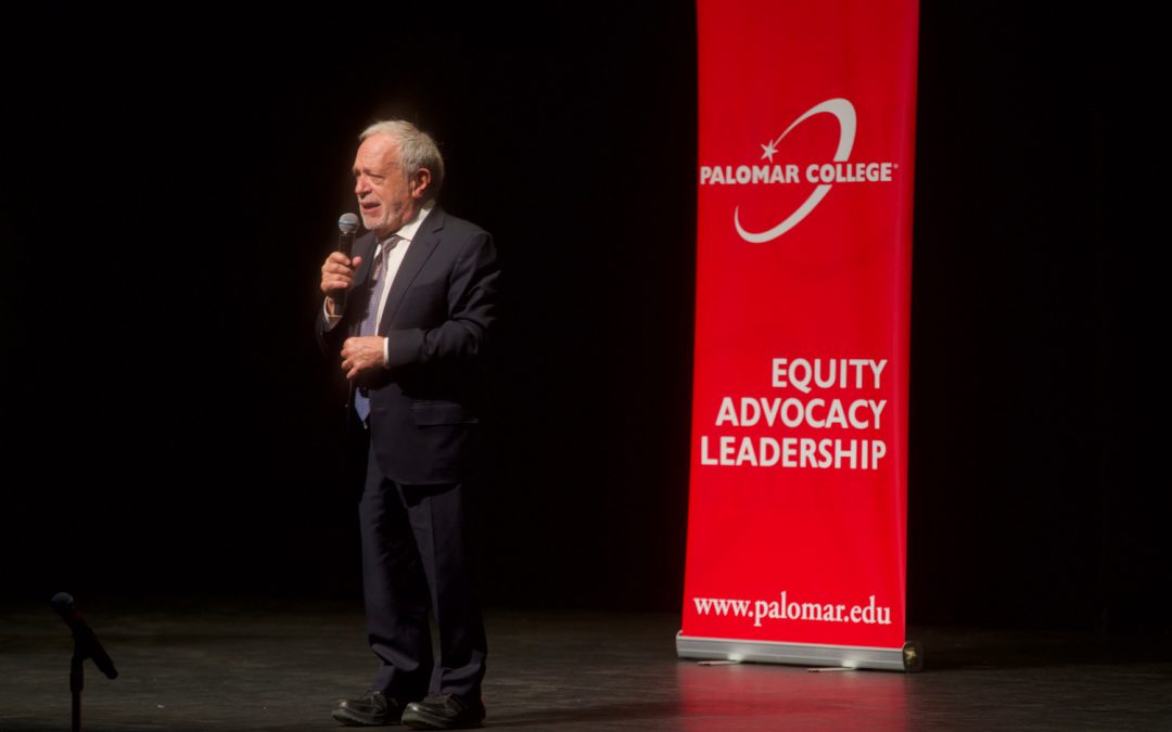 Robert Reich delivers electrifying keynote at Palomar forum