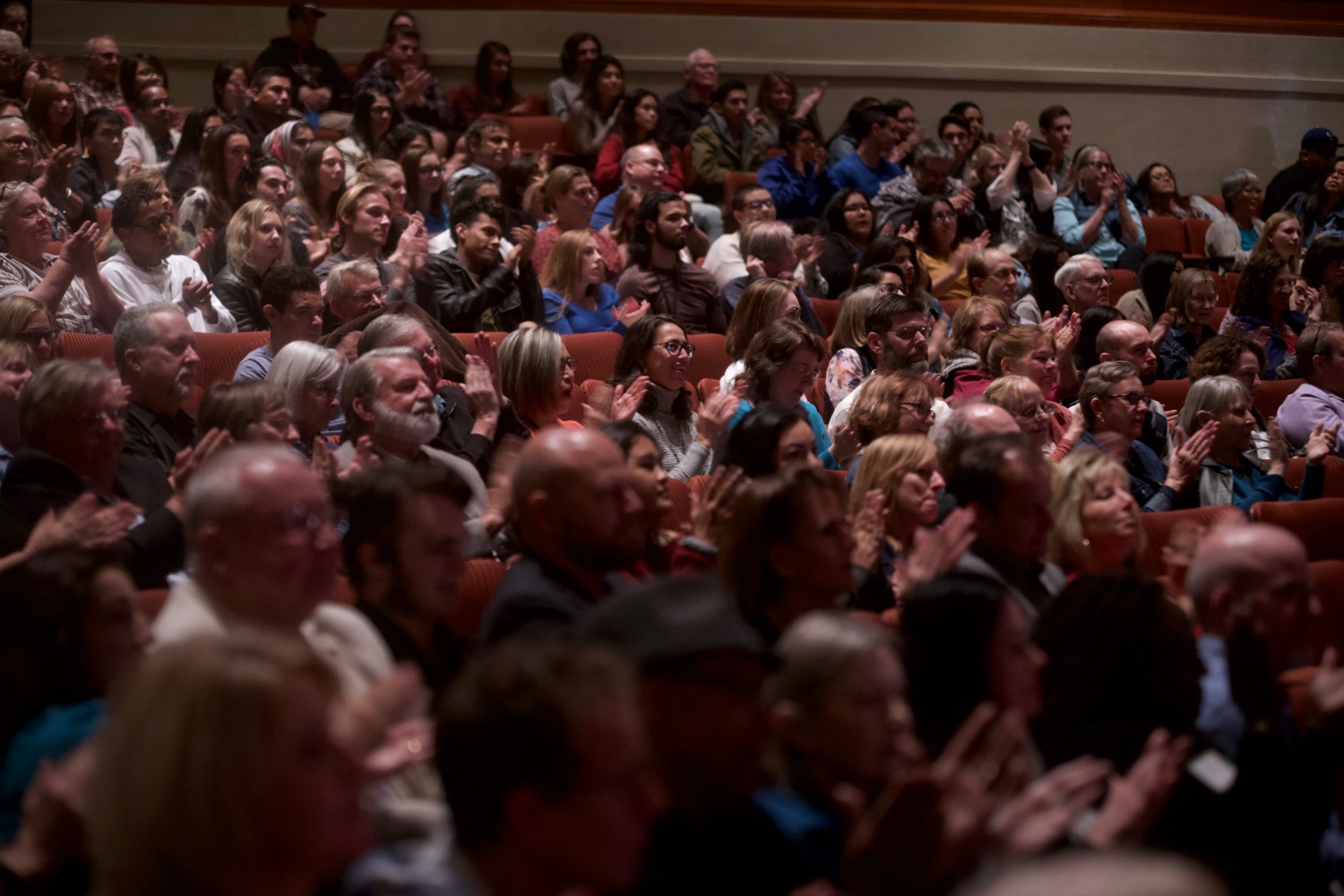 Audience applauding.