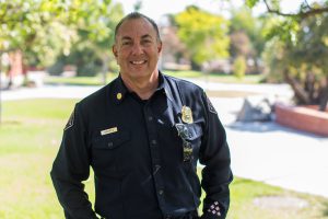 Fire Chief Ed Hadfield in uniform