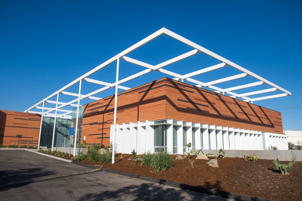Exterior view of the M&O building