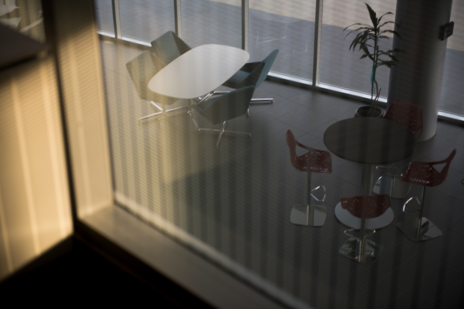 Tables in the LRC building
