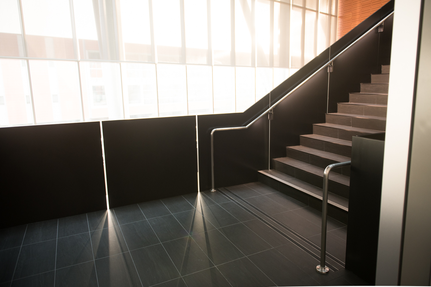 Stairway in the LRC building