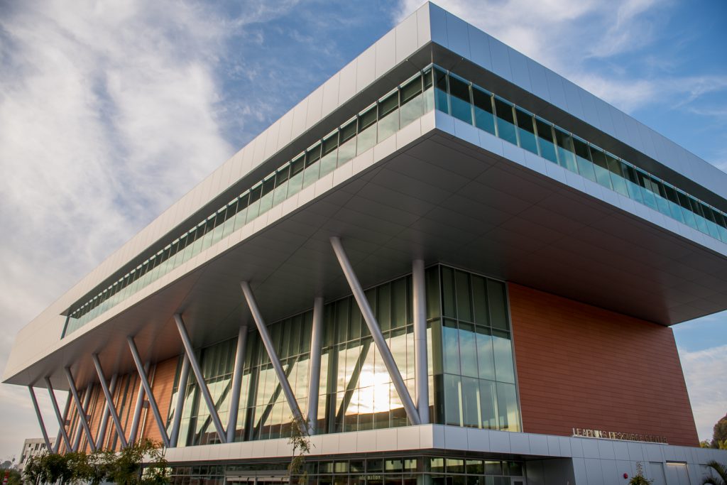Exterior view of the LRC building