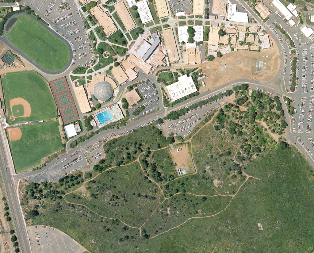 Aerial view of the Palomar College campus