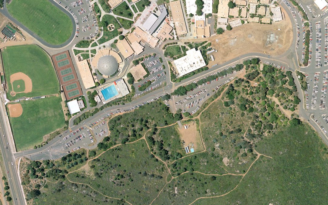 Aerial view of the Palomar College campus