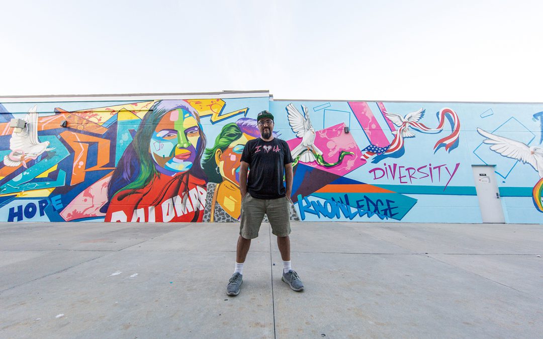 Palomar Dedicates New Campus Mural by Renowned L.A. Artist Man One