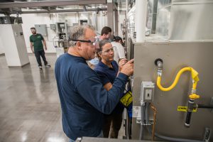 Inside a new classroom and student laboratory at the Palomar College Escondido Center