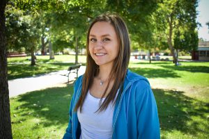 Palomar College student Laura Szemenyei
