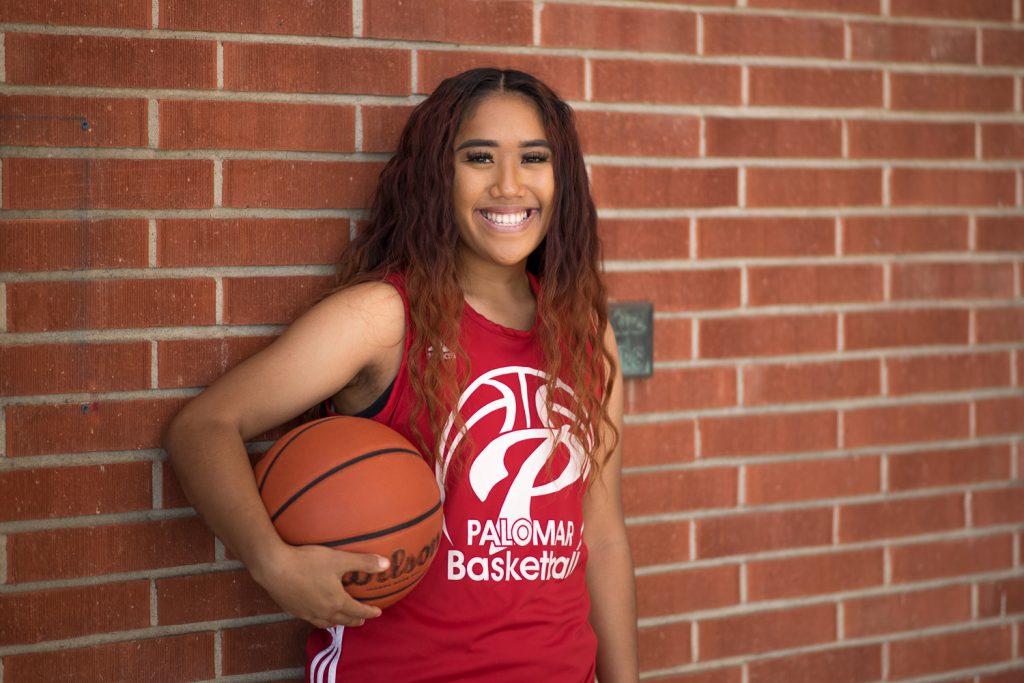 Palomar College student and Comets basketball player Julie Saelee