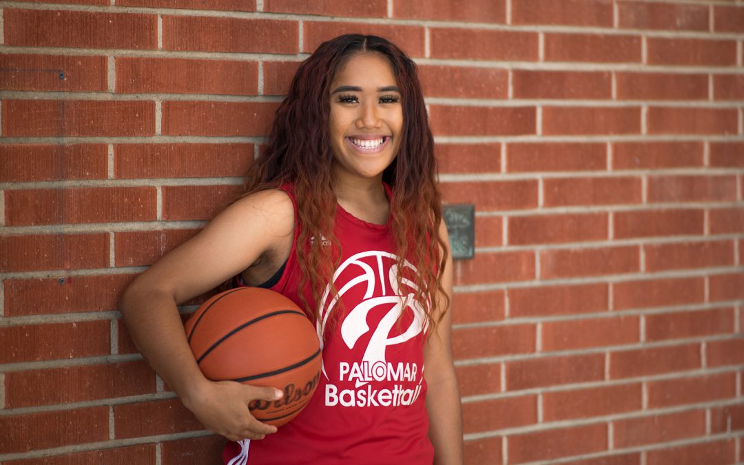 Palomar College student and Comets basketball player Julie Saelee