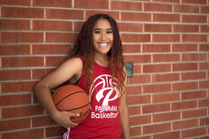 Palomar College student and Comets basketball player Julie Saelee