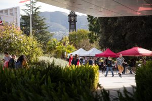 Palomar Students walking through Campus
