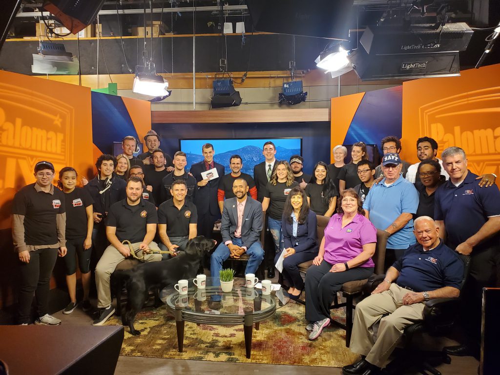 Group photo at PCTV studio