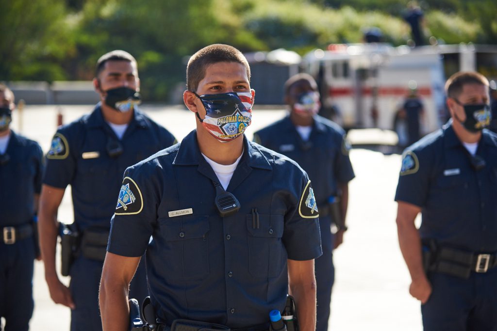Cadets at the Palomar College Police Academy