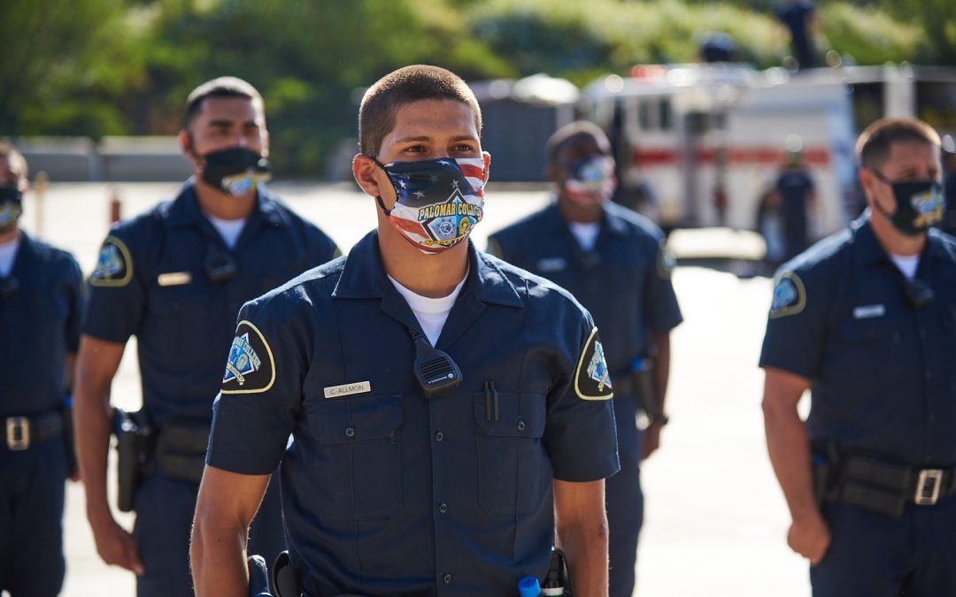 Cadets at the Palomar College Police Academy