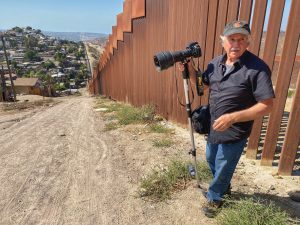 Former Palomar student and local photojournalist on location in Tijuana