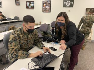 Military Leadership Program students in classroom