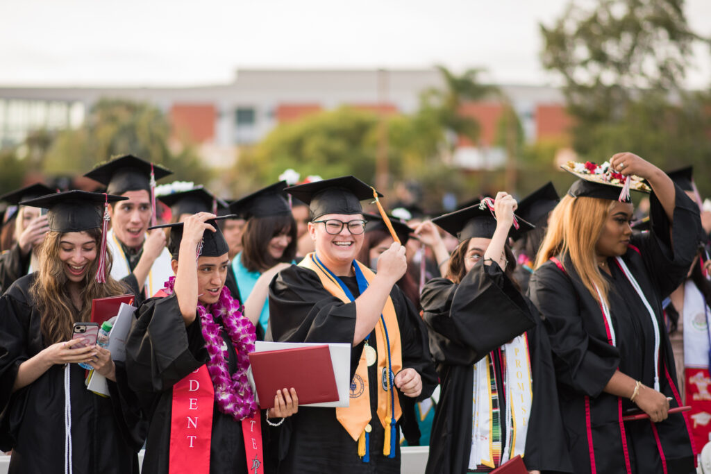 Palomar students at the 2022 graduation ceremony