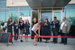 Palomar and Poway Unified Officials Cutting the Ribbon to Open Poway to Palomar Middle College