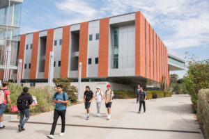 Palomar College Students walking on Campus