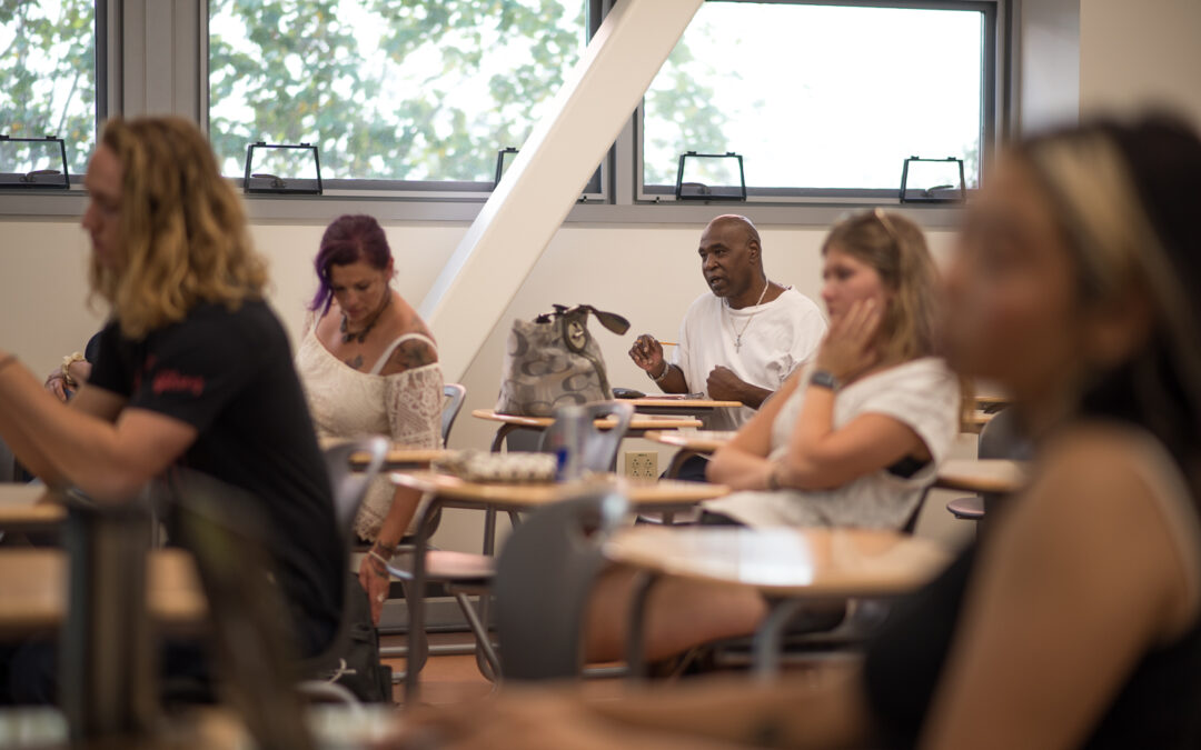 Image of Palomar College students in a classroom