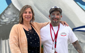 Dr. Nora Kinney and Student Richard Boucon