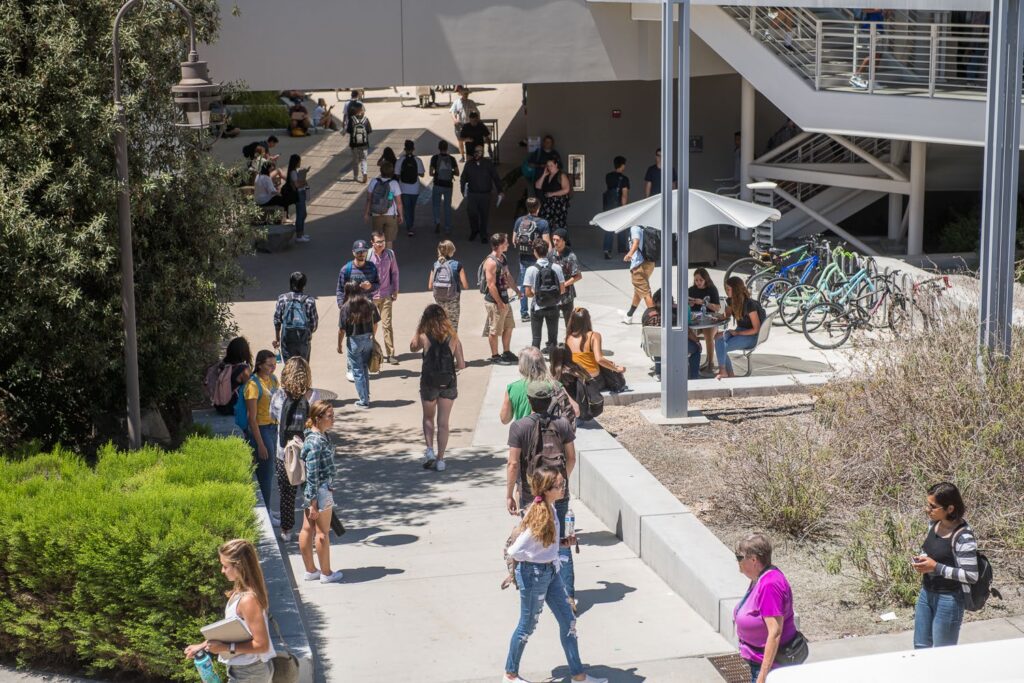 Palomar Students on campus