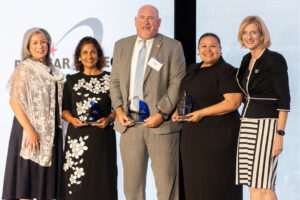 Palomar College Leadership being Recognized at the Community Partner of the Year event