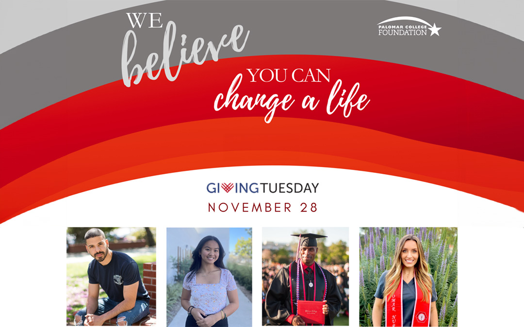 Image of the Palomar College Giving Tuesday Campaign