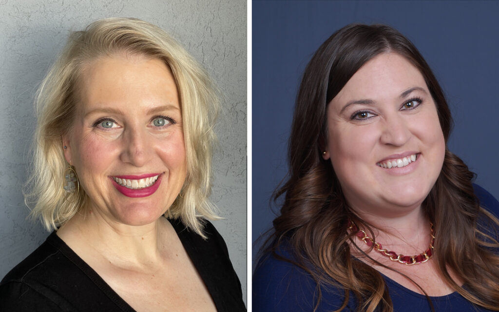Jenny Fererro, Dean of Instruction and Nichol Roe, Dean of Career Training and Extended Education at Palomar College