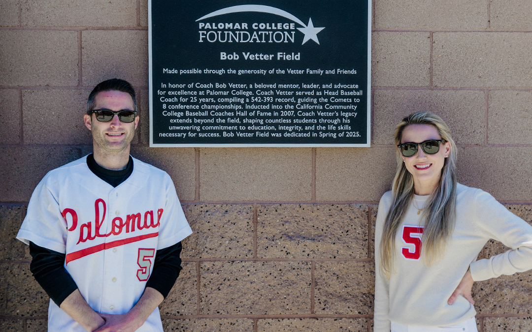 Coach Bob Vetter Honored with Field Naming at Palomar College