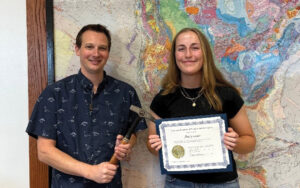 Palomar College Professor Sean Figgs and Palomar College student Avery Laws