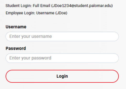 Screenshot of Single Sign On Login