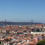 Lisbon bridge view