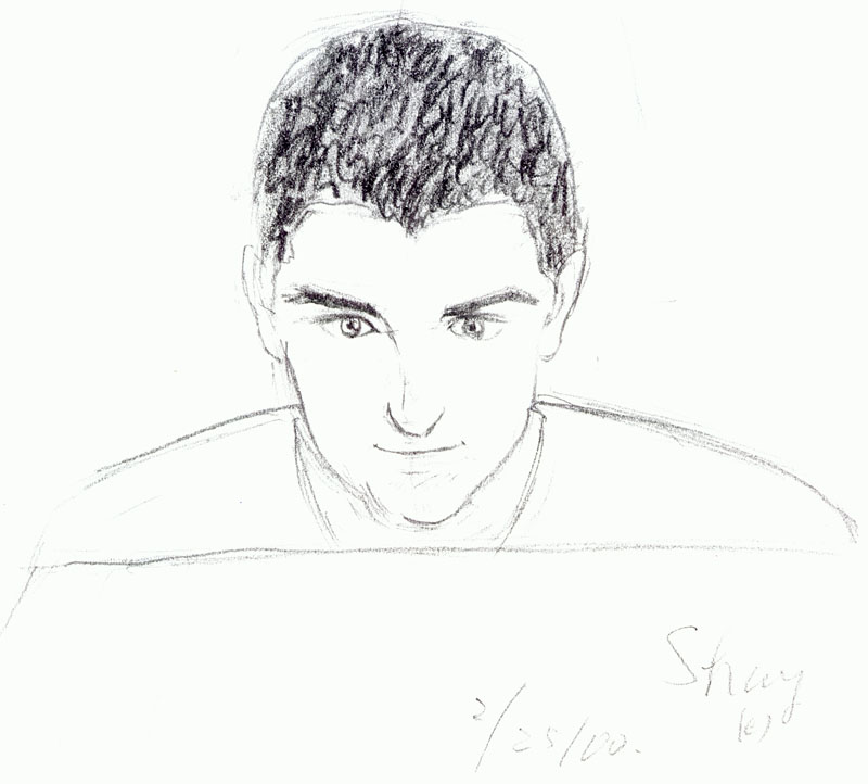 Custom Drawing of Shay